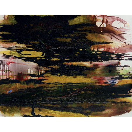 Plain, 2012, Kreide auf Leinwand, 120 x 150 cm