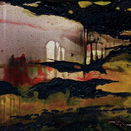 Plain (Detail), 2012, Kreide auf Leinwand, 120 x 150 cm